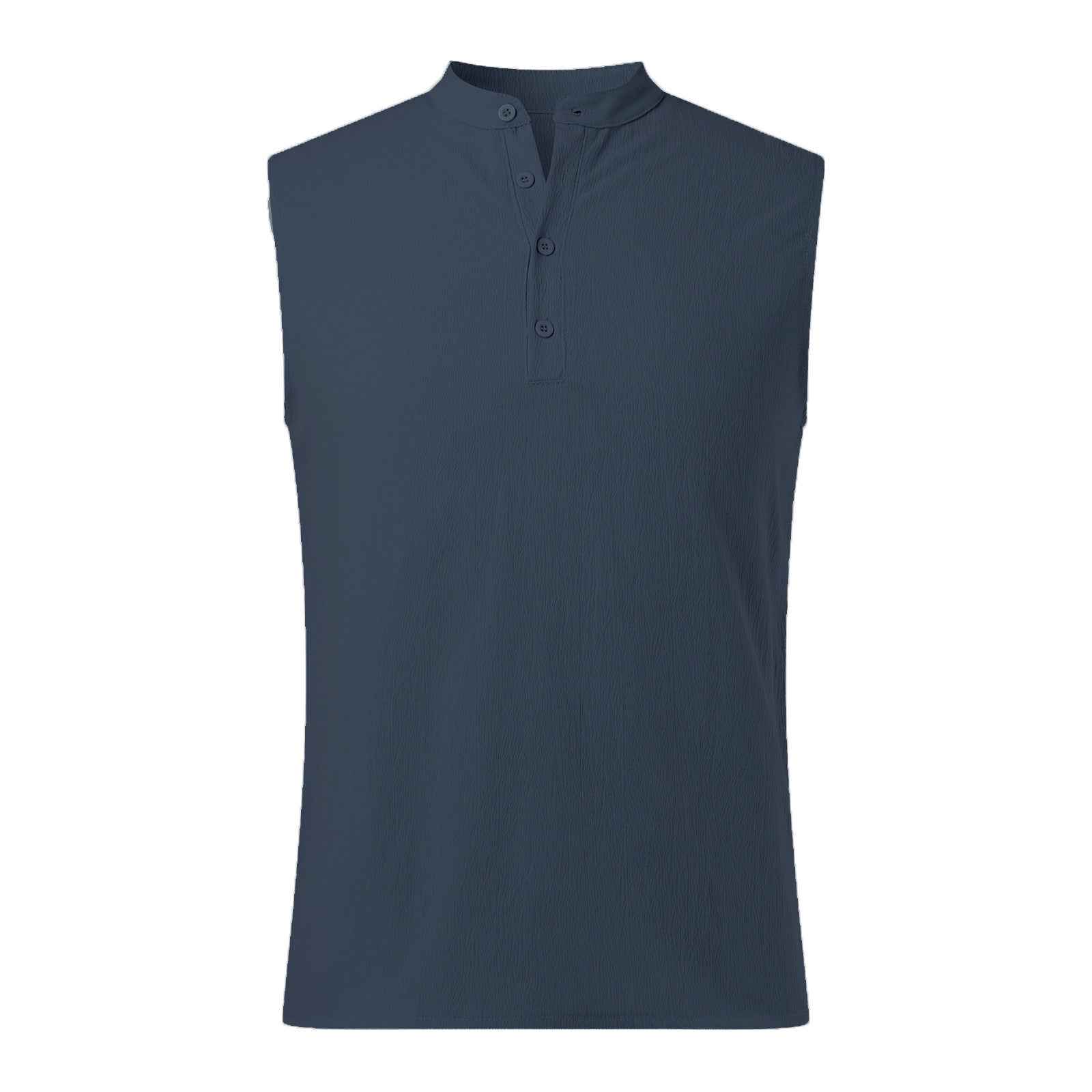 Herren Ärmelloses Henley-Shirt aus atmungsaktivem und leichtem Material Krohn-e