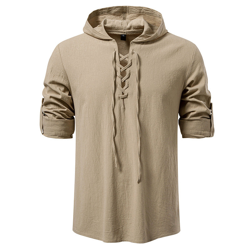 Herren Kapuzentop mit einzigartigem Schnürdesign Krohn-e