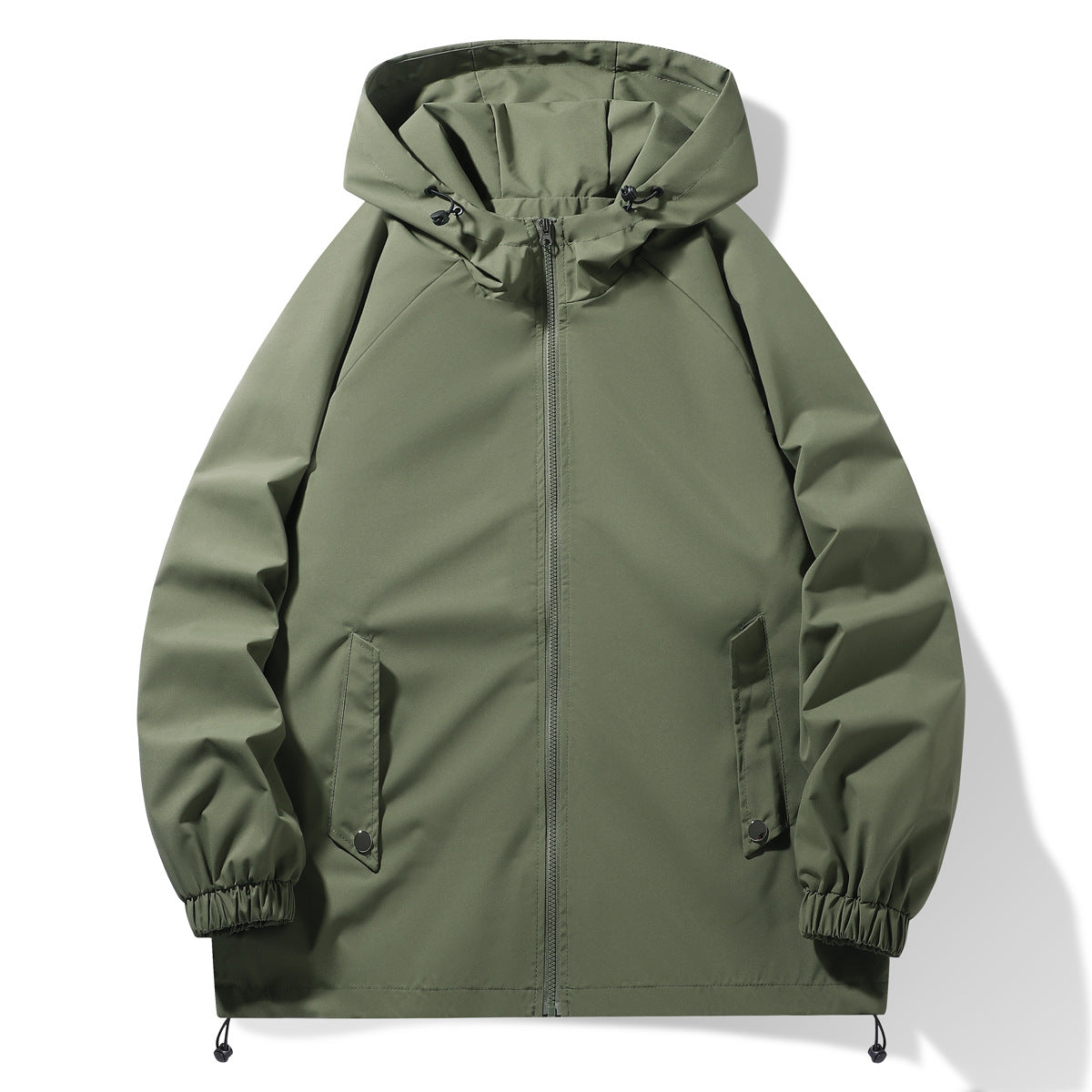 Herren Funktionsjacke mit verstellbarem Kapuzenkragen und elastischen Ärmelbündchen Krohn-e
