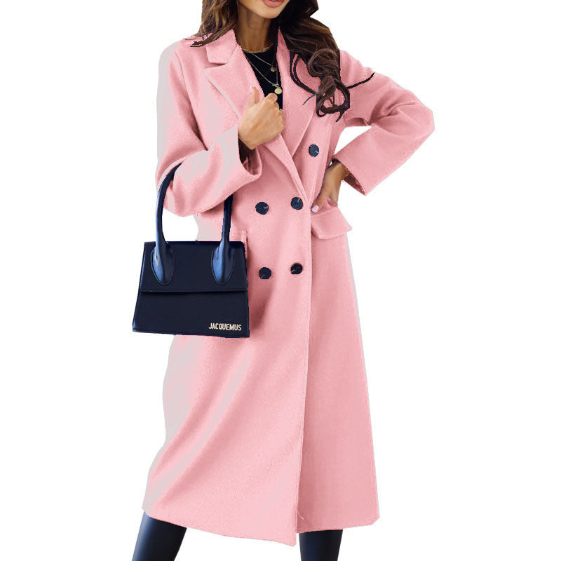 Damen Elegante und modische Wollmantel Krohn-e