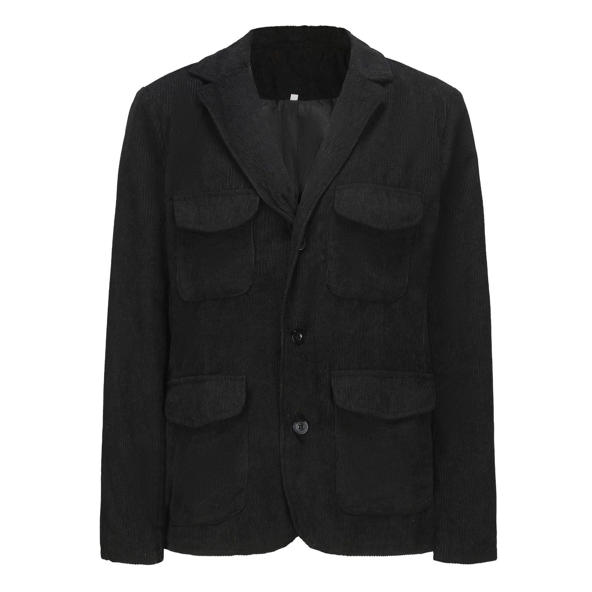 Damen lässige Cordjacke mit aufgesetzten Taschen Krohn-e