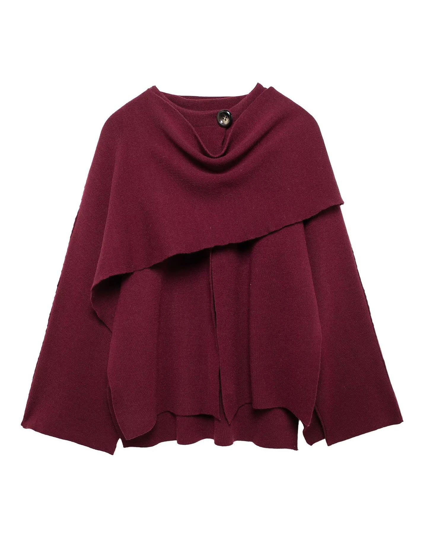 Krohn-e | Schal Kurzer Strickmantel