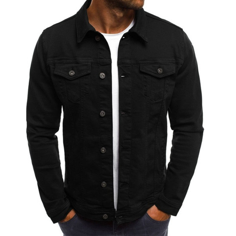 Herren Jeansjacke im modernen Design mit praktischen Brusttaschen Krohn-e