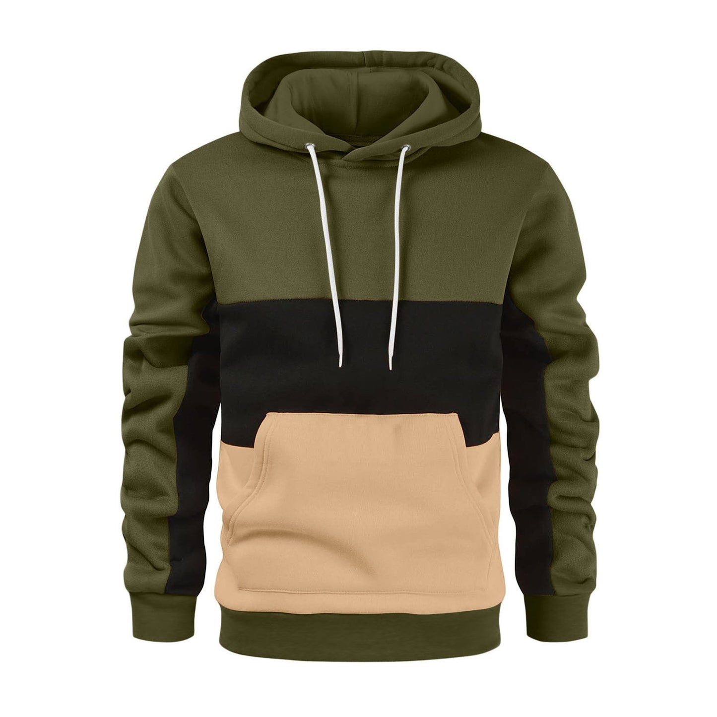 Herren Kapuzenpullover mit modischem Farbblockdesign Krohn-e