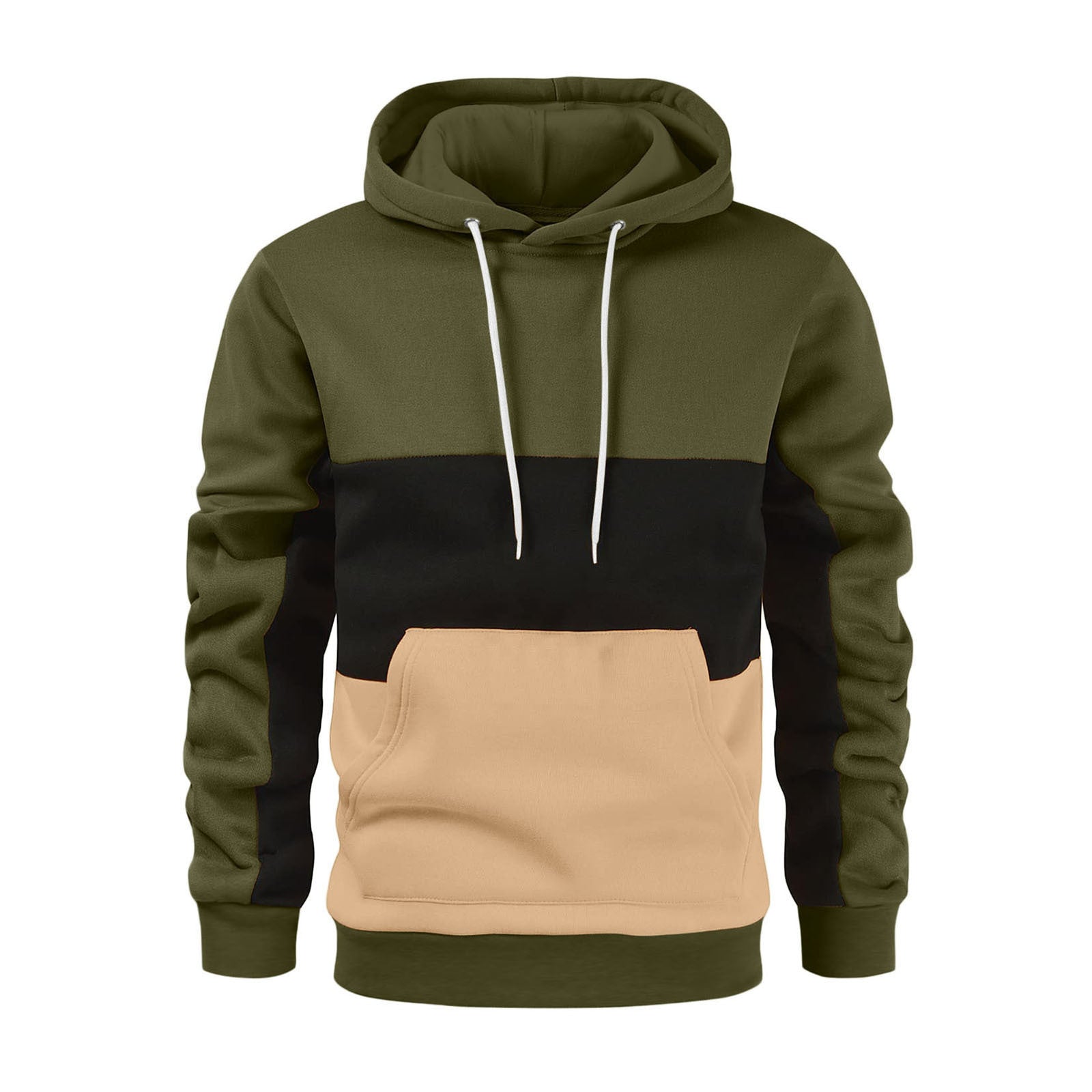 Herren Kapuzenpullover mit modischem Farbblockdesign Krohn-e