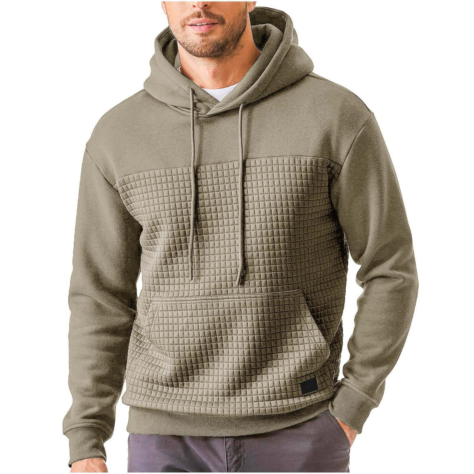 Herren Kapuzenpullover mit strukturiertem Obermaterial Krohn-e