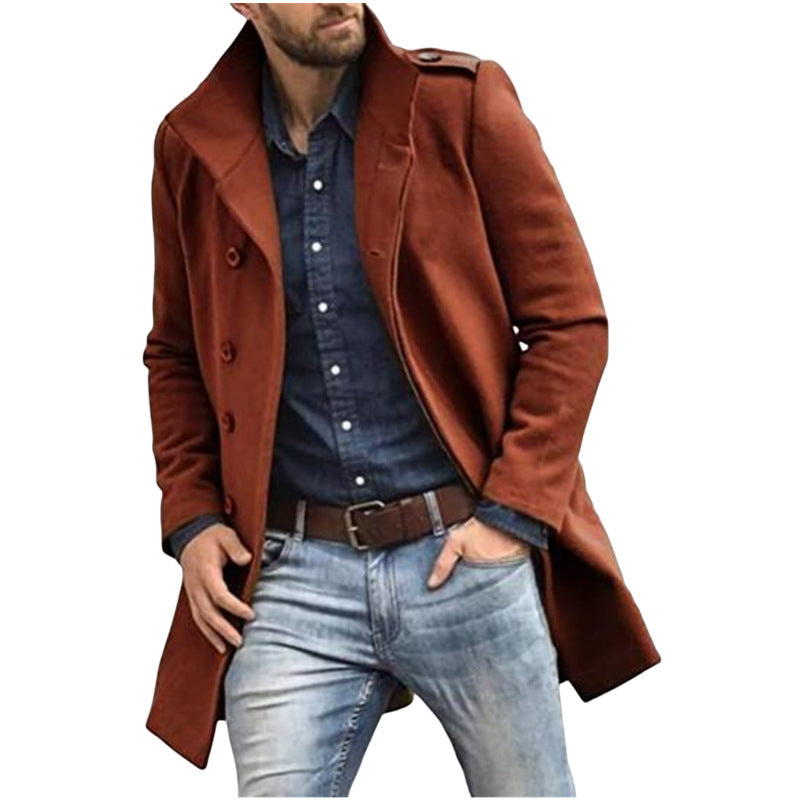 Herren klassischer Trenchcoat mit modernem Schnitt Krohn-e