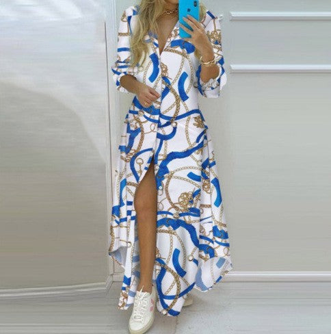Damen Kimono-Robe mit Printdesign Krohn-e