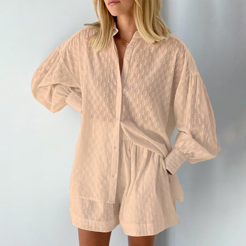 Damen Lässiges Oberteil und Shorts Set mit luftiger Passform Krohn-e