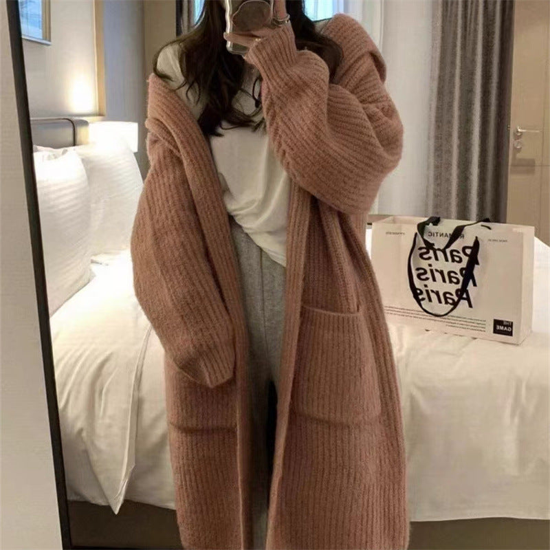 Damen Langstrickjacke mit eleganter Rippstruktur und praktischen Taschen Krohn-e