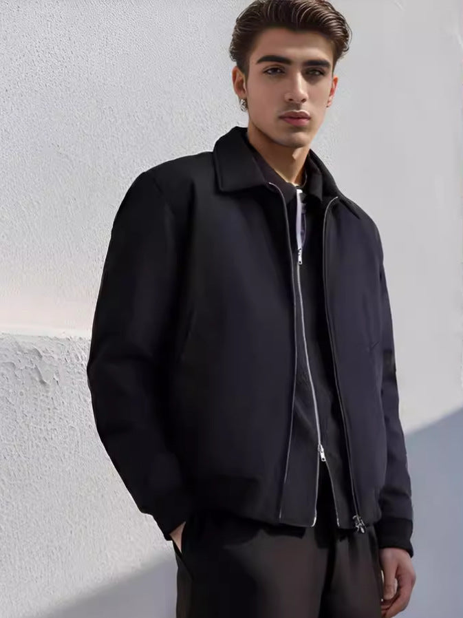 Herren moderne Bomberjacke mit minimalistischem Design Krohn-e