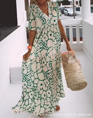 Fudus | Gedrucktes Kurz- und Langarmkleid