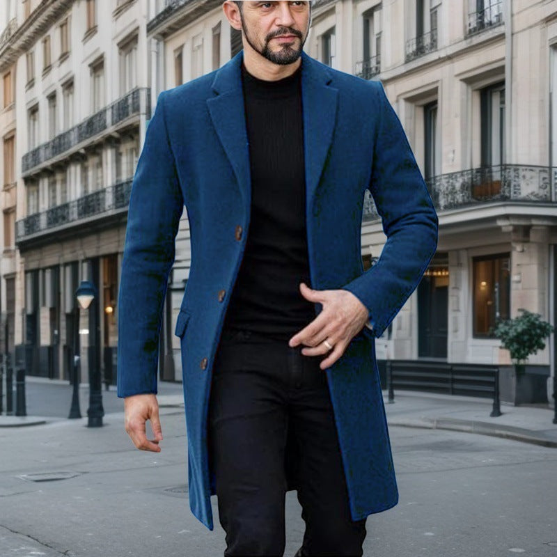 Herren eleganter Wollmantel Krohn-e 1760428448