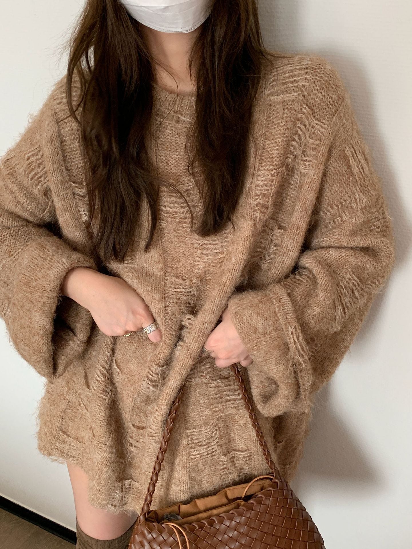 Damen Oversized Strickpullover im lässigen Pullover-Stil Krohn-e