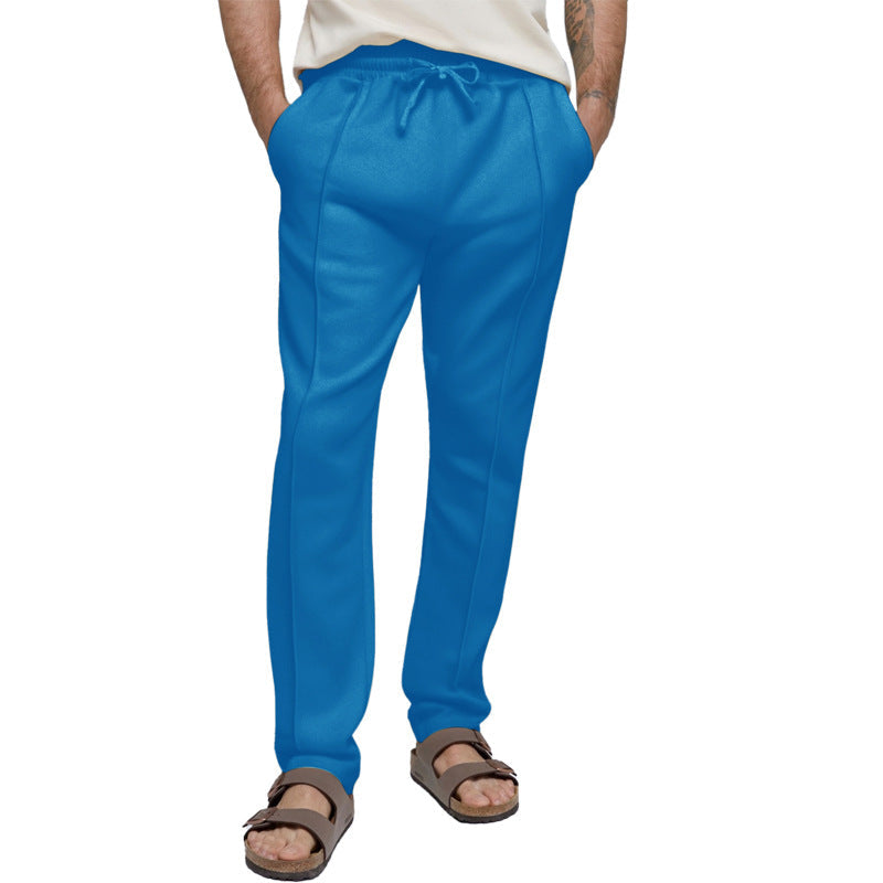 Herren sportliche Freizeithose mit elastischem Bund und seitlichen Eingrifftaschen Krohn-e