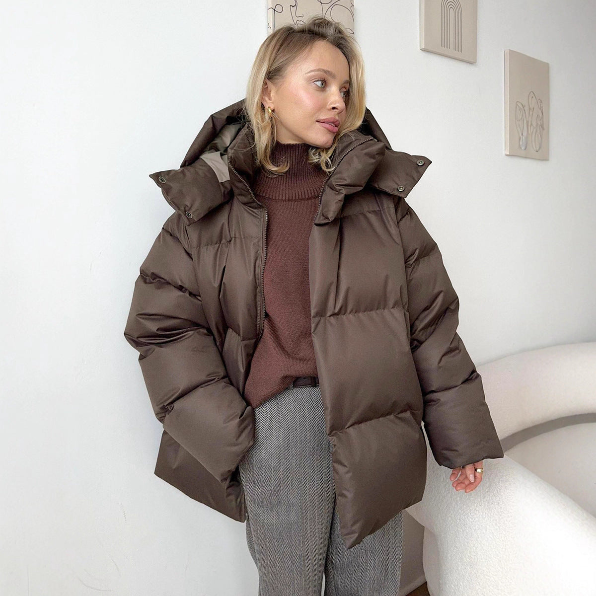 Damen Übergroße Daunenjacke Krohn-e