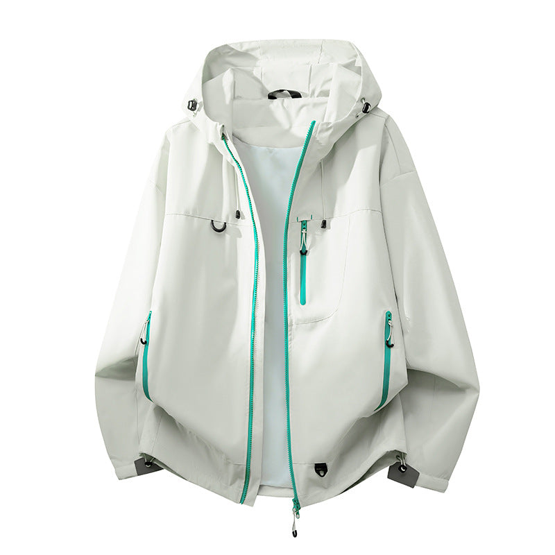 Damen technische Outdoorjacke mit multifunktionalen Taschen und verstellbarem Kapuzensystem Krohn-e
