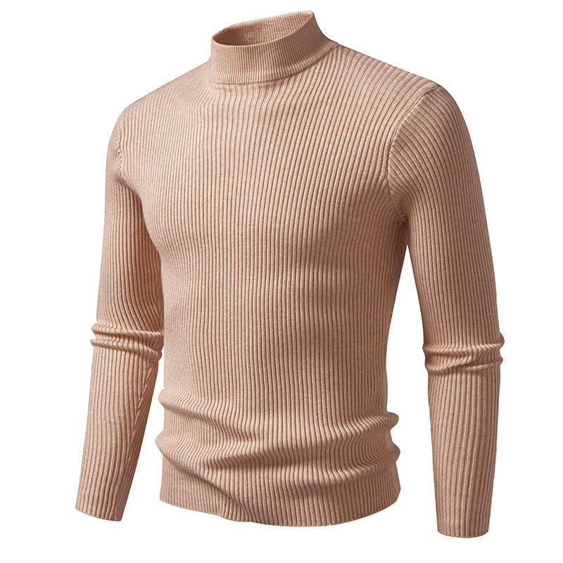 Herren Hochwertiger Rollkragenpullover aus Rippenstrick Krohn-e