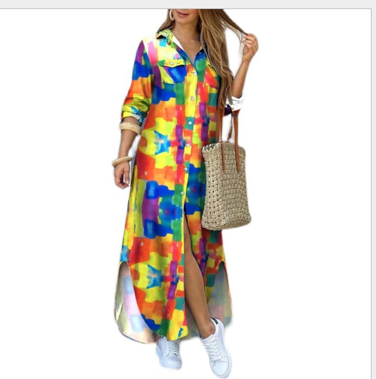 Fudus: Elegantes, figurbetontes Wickelkleid mit Reverskragen