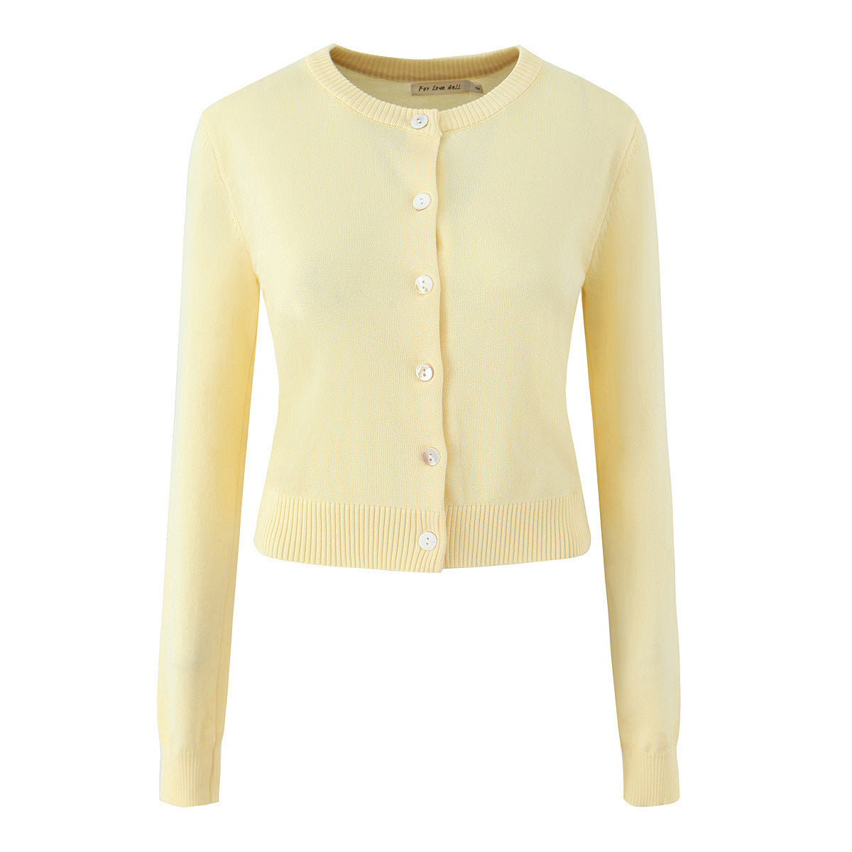 Damen Strickjacke mit eleganten Knöpfen und figurfreundlichem Schnitt Krohn-e