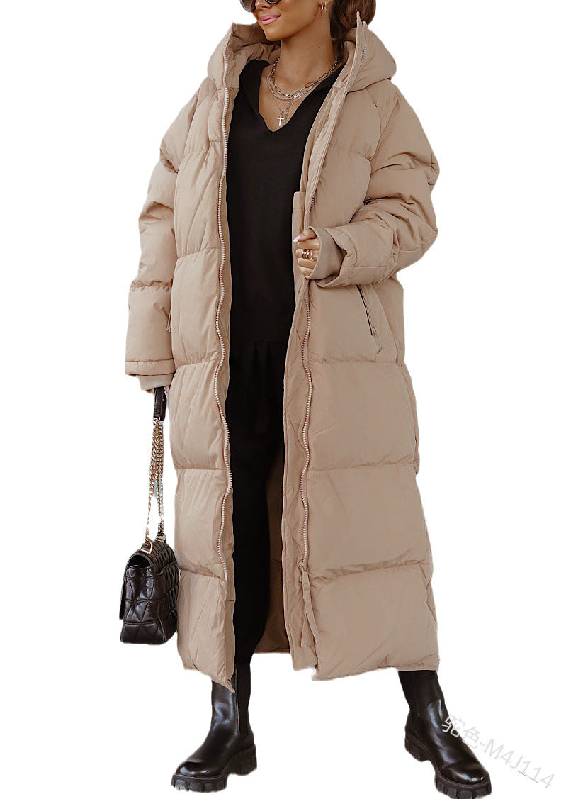 Damen Lange gesteppte Winterjacke Krohn-e