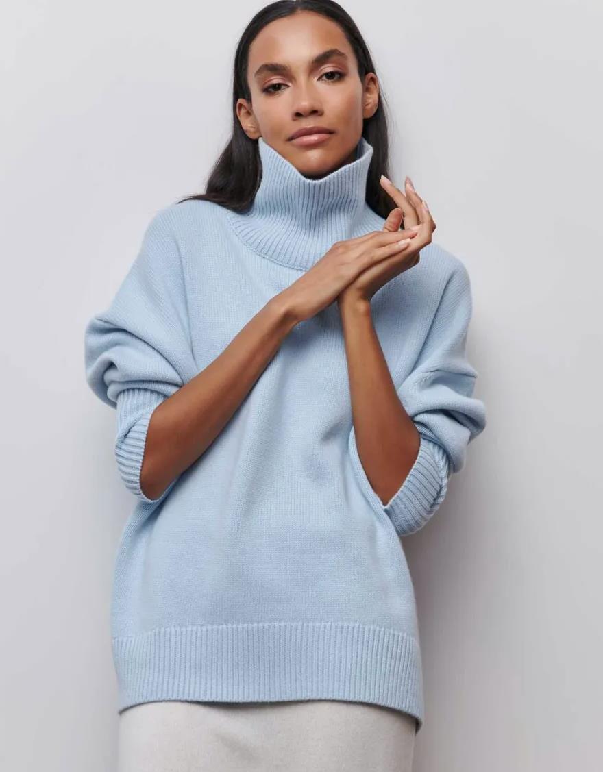 Damen kuscheliger Rollkragenpullover Krohn-e