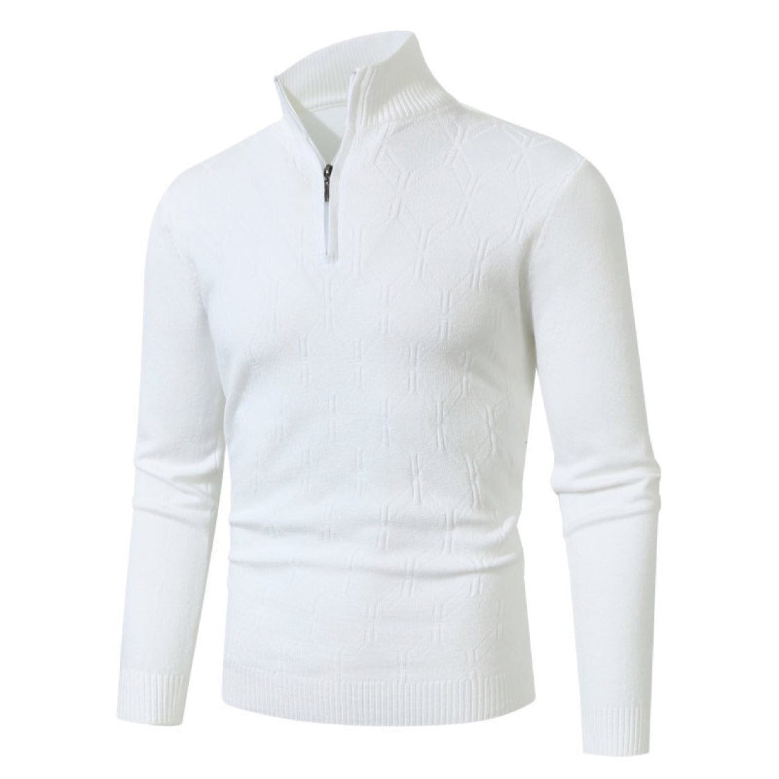 Herren Strickpullover mit modernem Strukturmuster Krohn-e