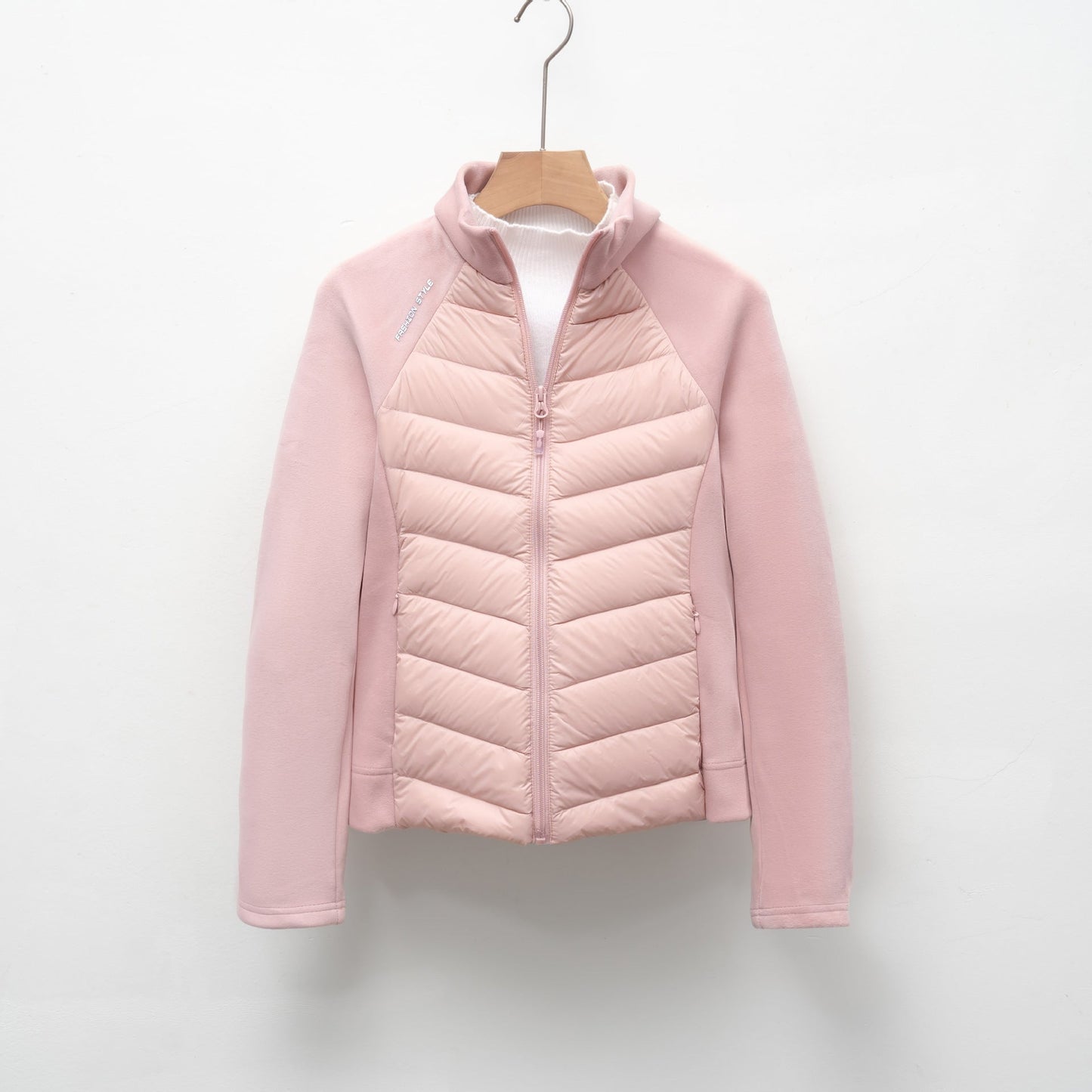 Damen gesteppte Sportjacke mit hohem Kragen und funktionalen Reißverschlusstaschen Krohn-e