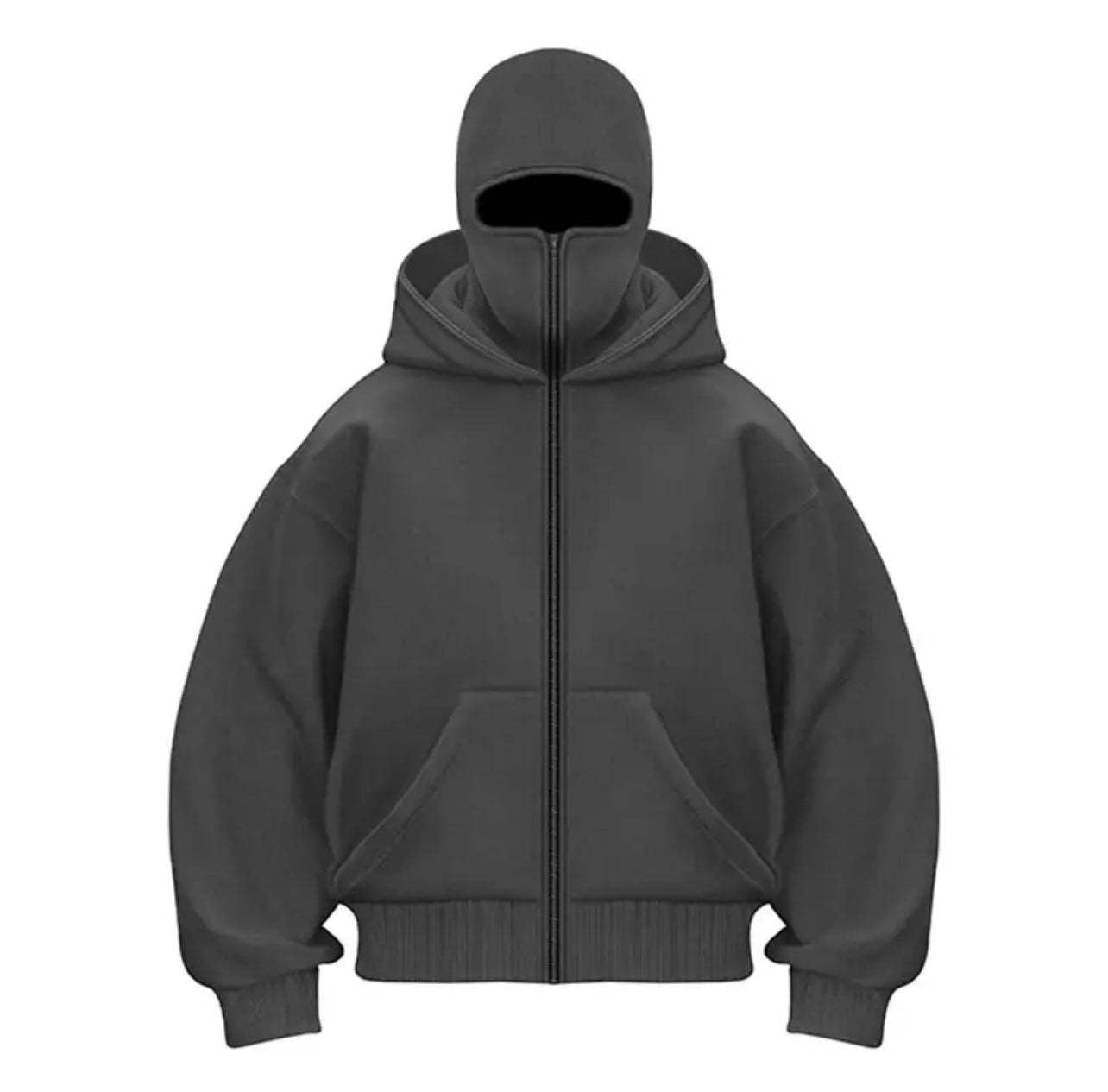 Damen trendige Kapuzenjacke mit hohem Kragen Krohn-e