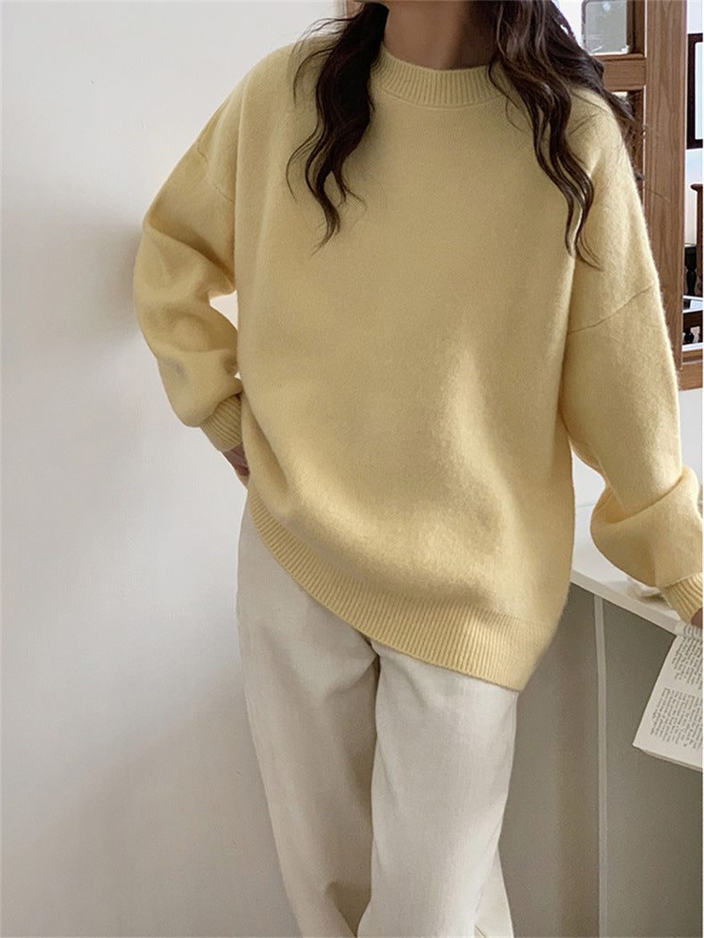 Damen Oversized Strickpullover mit weichem Material und lässigem Schnitt Krohn-e