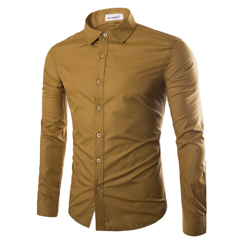 Herren elegante Langarmhemd Krohn-e