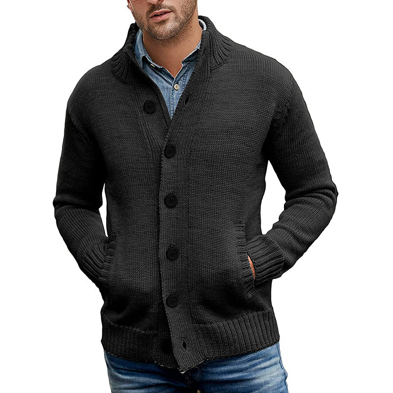 Herren Strickjacke mit modernem Design und praktischen Taschen Krohn-e