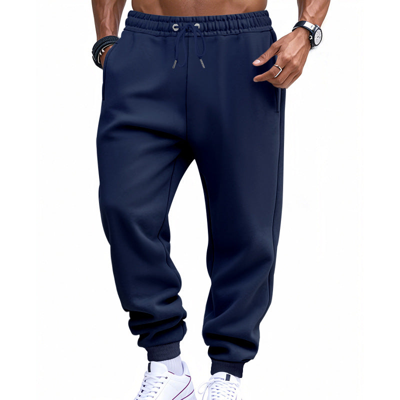 Herren modische Jogginghose mit elastischem Bund und seitlichen Taschen Krohn-e