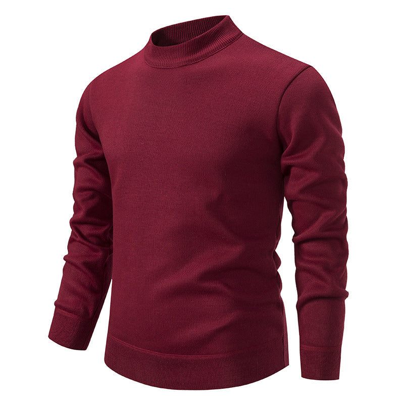 Herren Hochwertiger Strickpullover mit modernem Stehkragen Krohn-e