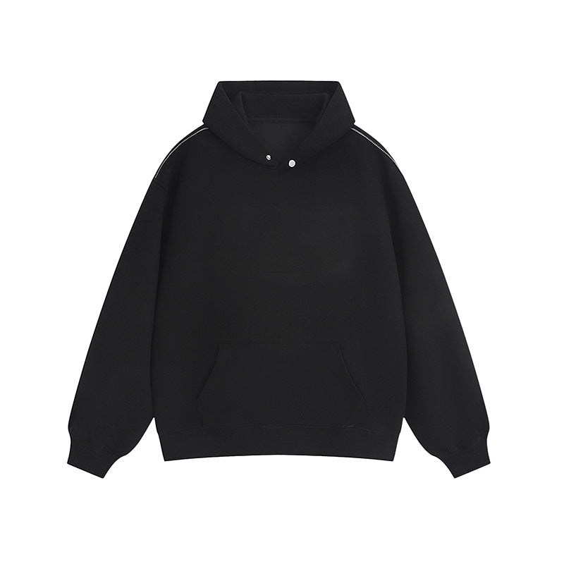 Damen Kapuzenpullover mit praktischen Druckknöpfen und Kängurutasche Krohn-e