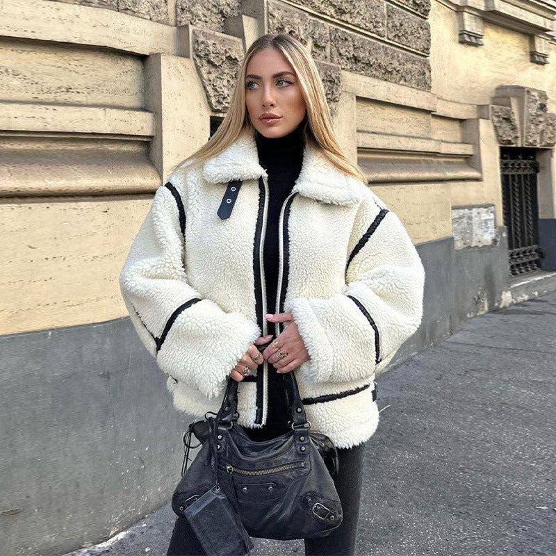 Damen Fleecejacke mit hohem Kragen Krohn-e