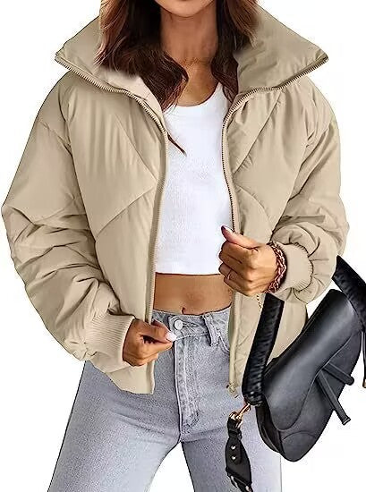 Damen Wärmeisolierte Steppjacke mit hohem Kragen und elastischen Bündchen Krohn-e