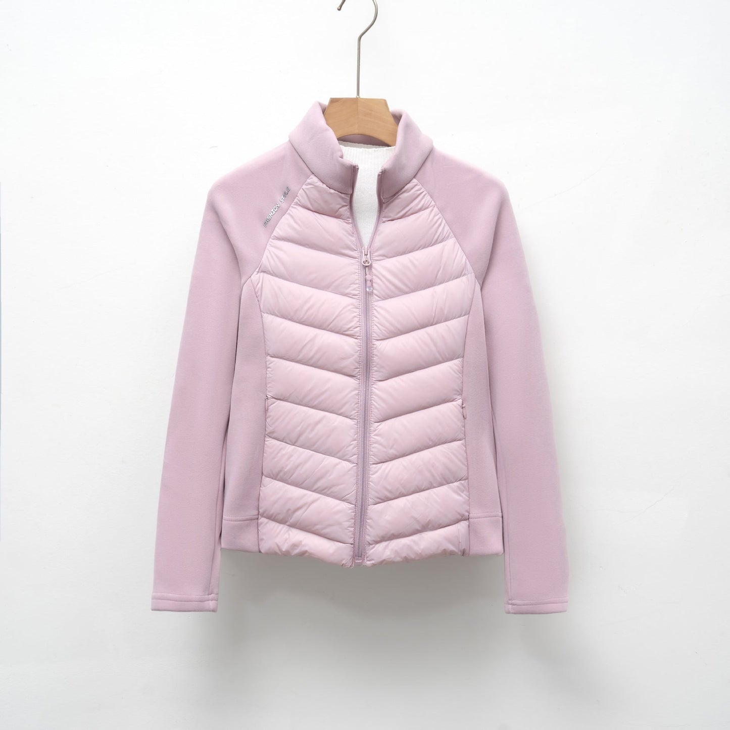 Damen gesteppte Sportjacke mit hohem Kragen und funktionalen Reißverschlusstaschen Krohn-e