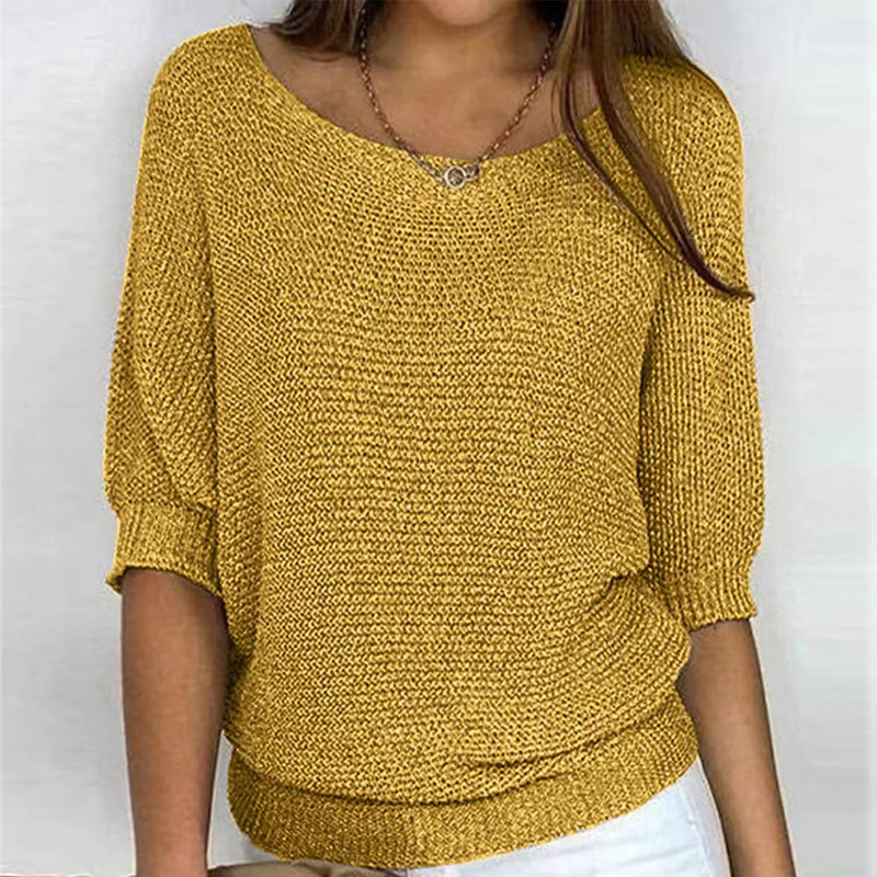 Krohn-e | Einfarbiger Pullover
