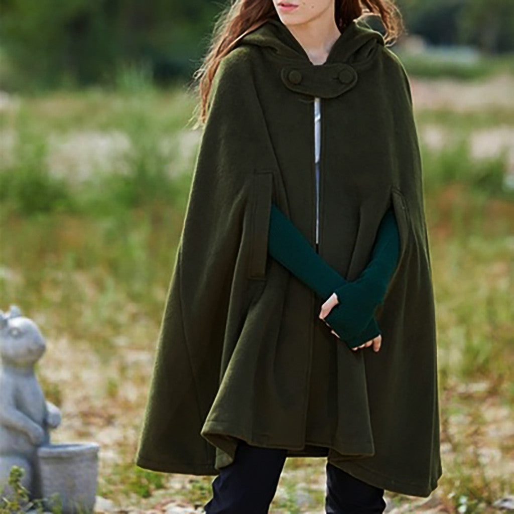 Damen Überwurf Poncho Krohn-e
