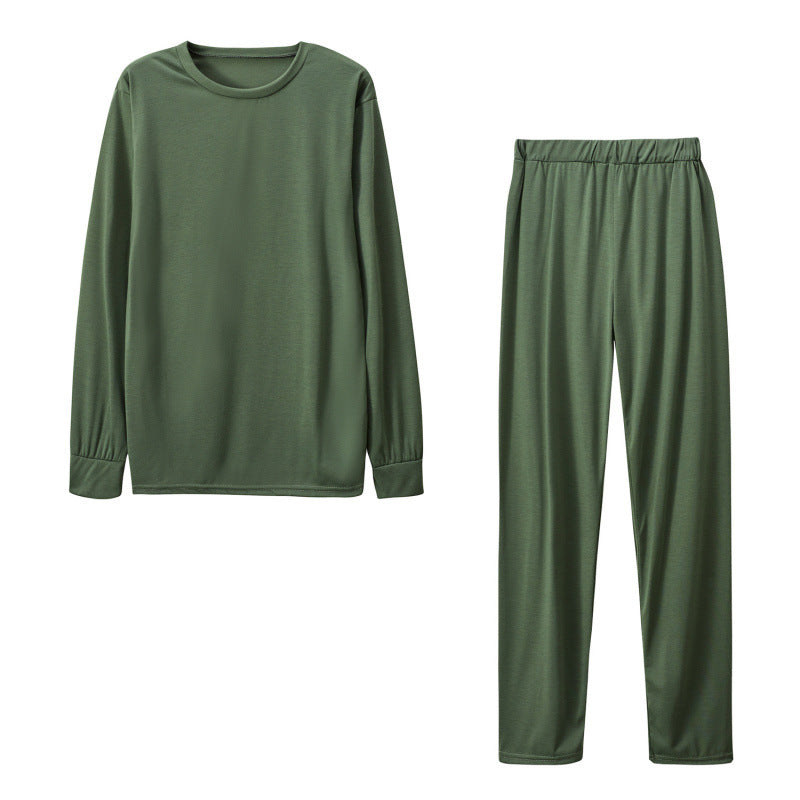 Damen Langarm Schlafanzug Set mit elastischen Hosen Krohn-e