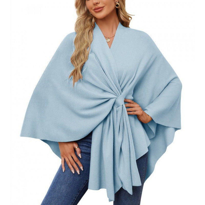 Damen modischer Wickelmantel mit trendigem Design Krohn-e