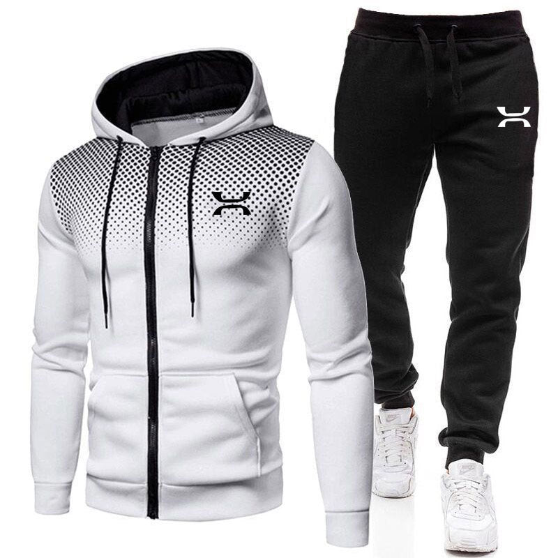 Herren Sportanzug mit atmungsaktivem Hoodie und bequemen Jogginghosen Krohn-e