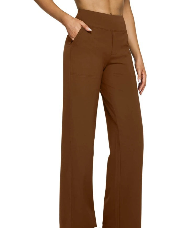 Damen Weitgeschnittene Lounge-Hose mit elastischem Bund Krohn-e
