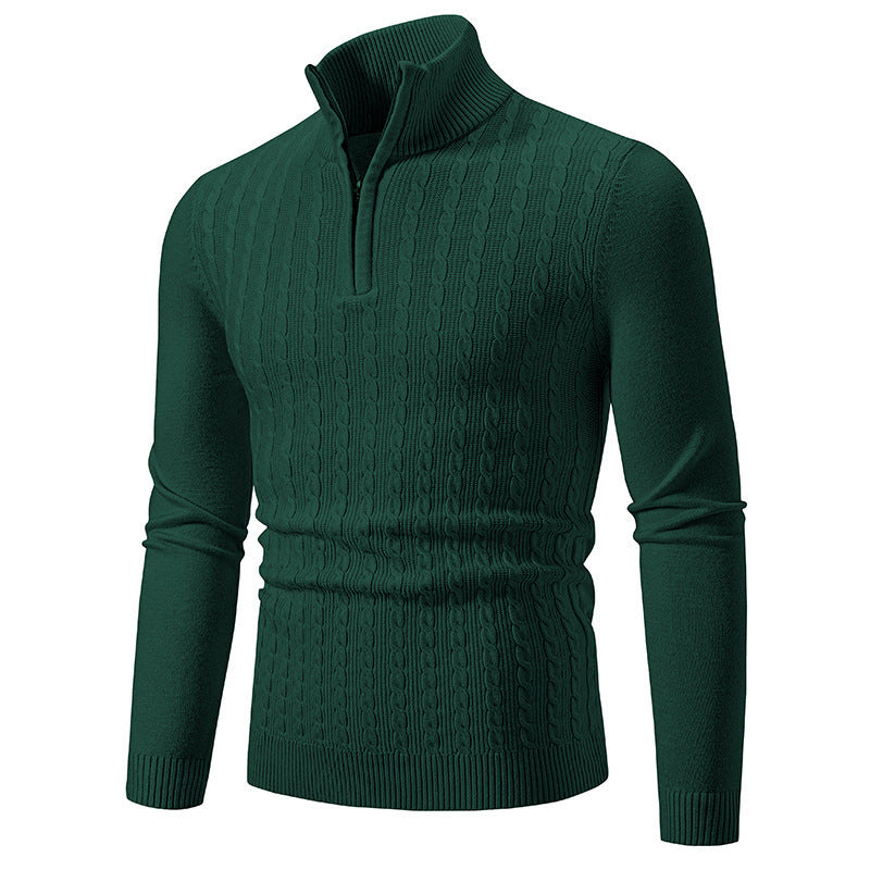 Herren modischer Rollkragenpullover mit Reißverschluss Krohn-e