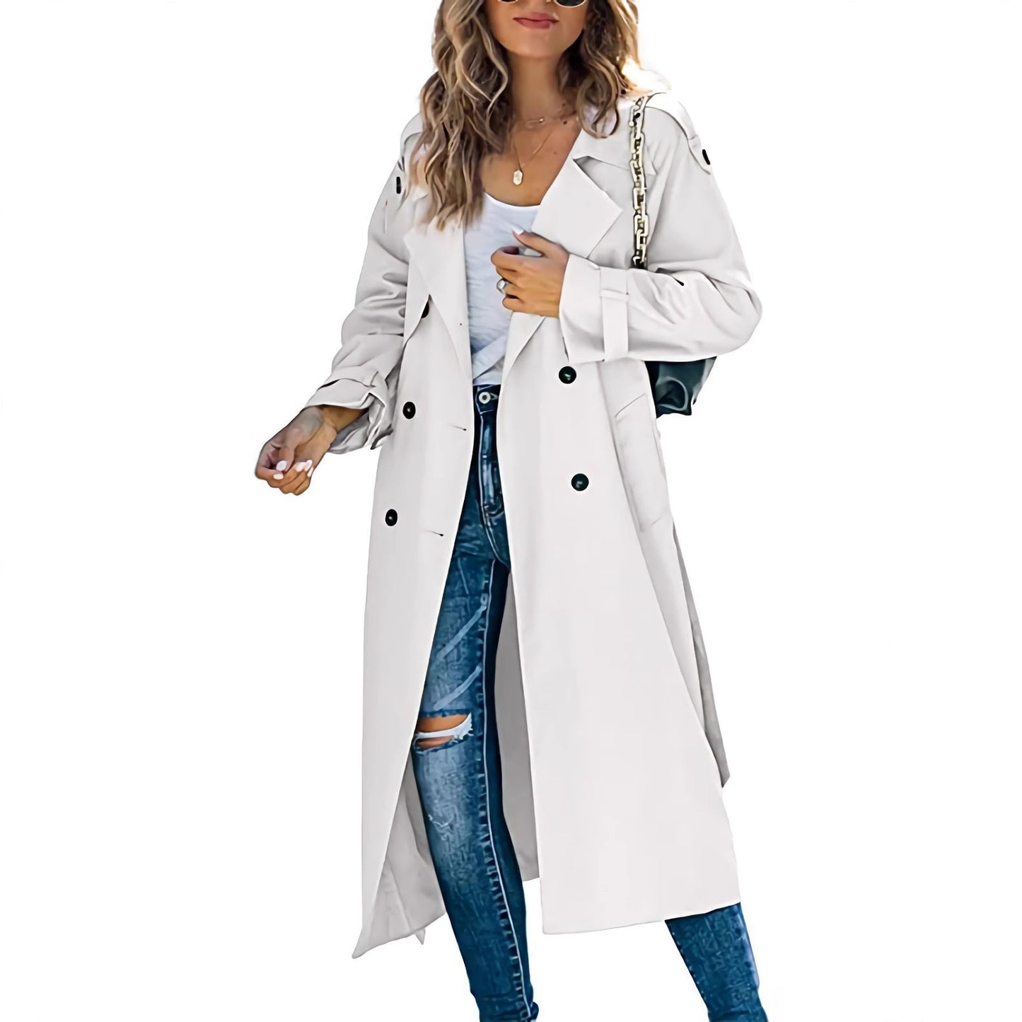 Damen eleganter Trenchcoat Krohn-e