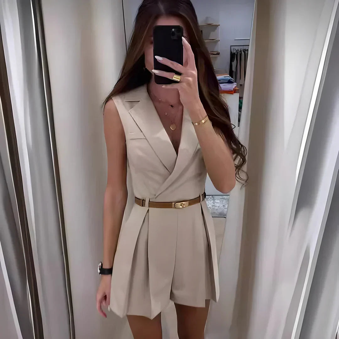 Elegantes ärmelloses Frances-Jumpsuit