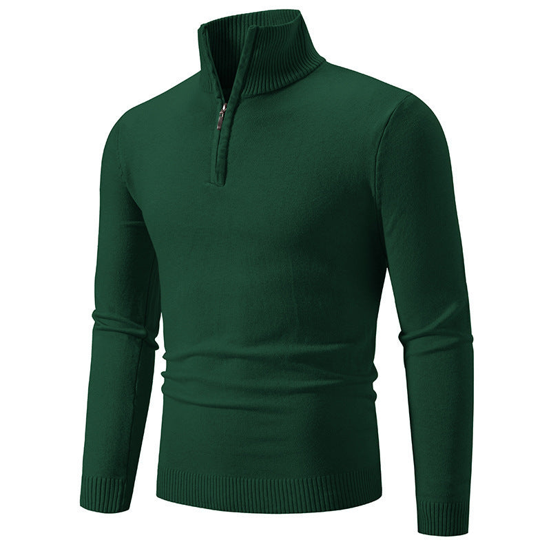 Herren modischer Pullover mit kurzem Reißverschluss Krohn-e