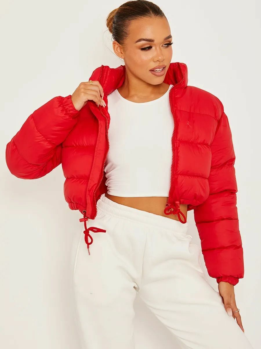 Damen stylische, kurz geschnittene Steppjacke Krohn-e