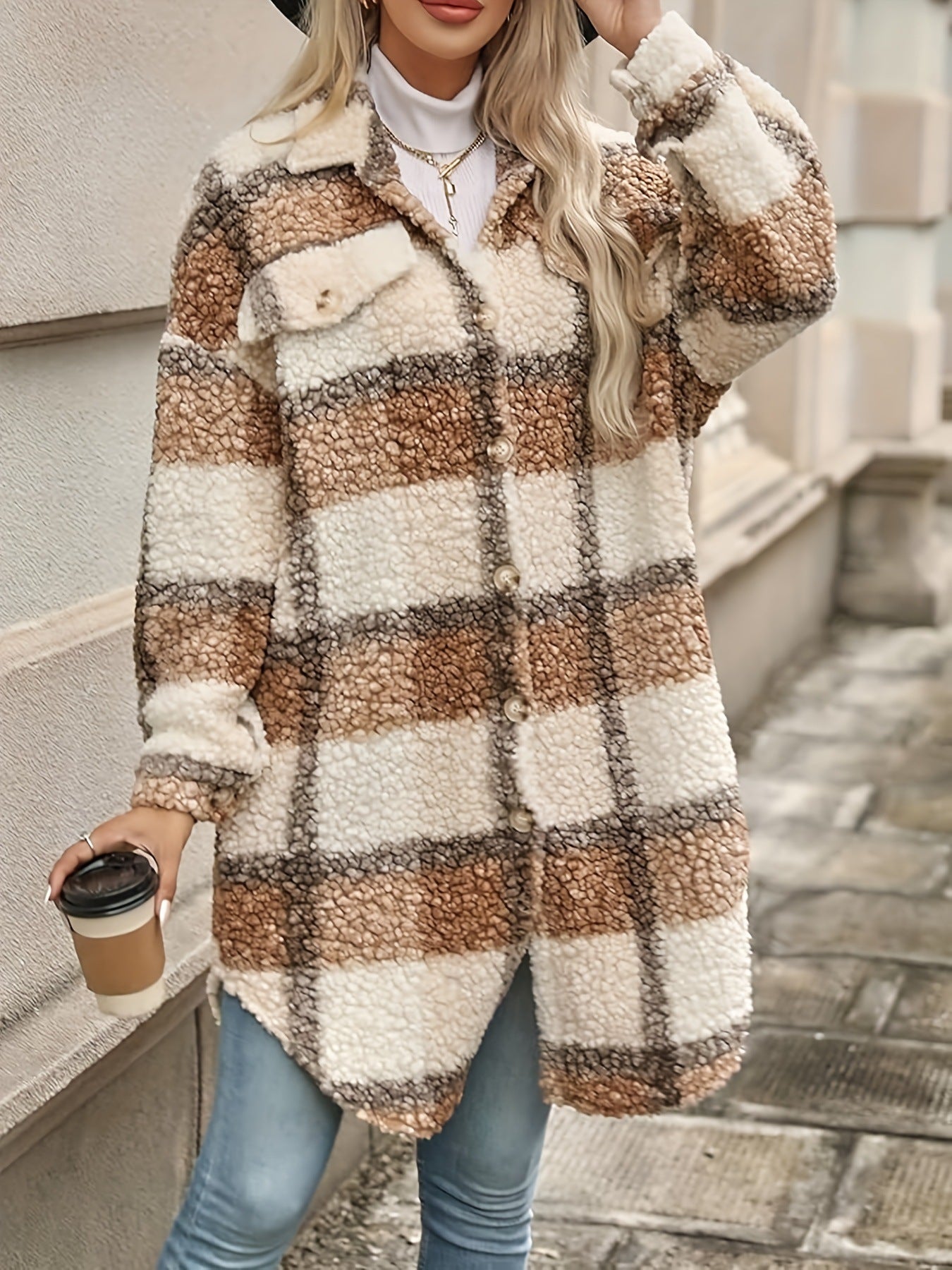 Damen Oversized Shirtjacke Krohn-e